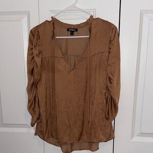 Express Women's Tan Blouse